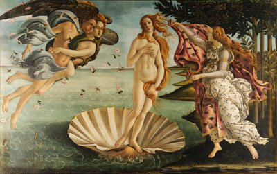 The Birth of Venus (edited) by Sandro Botticelli